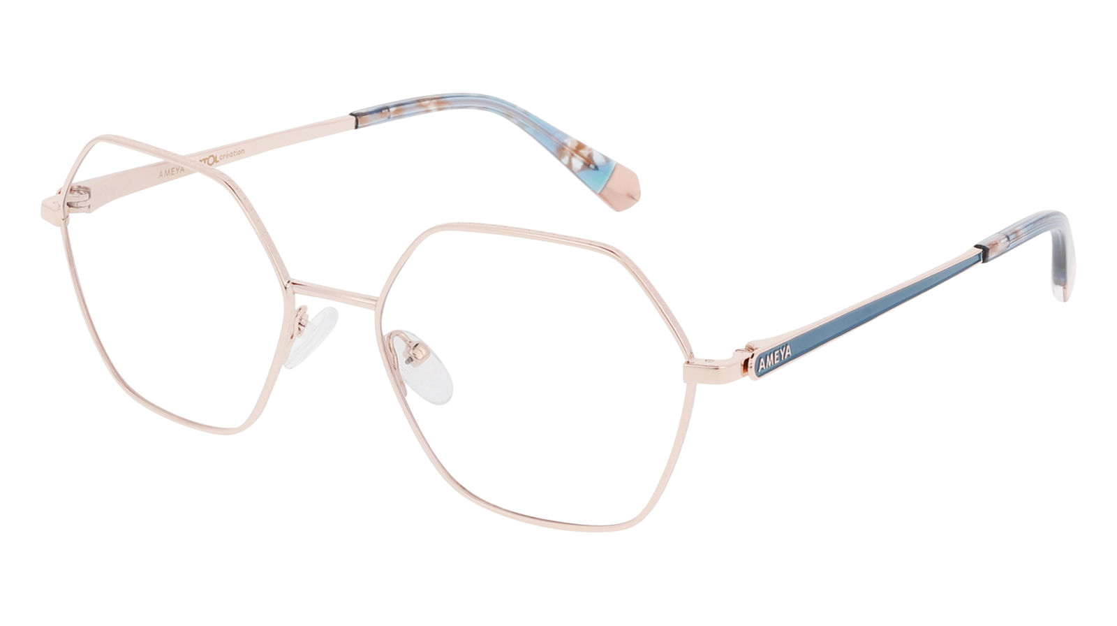 Méloé or rose et bleu