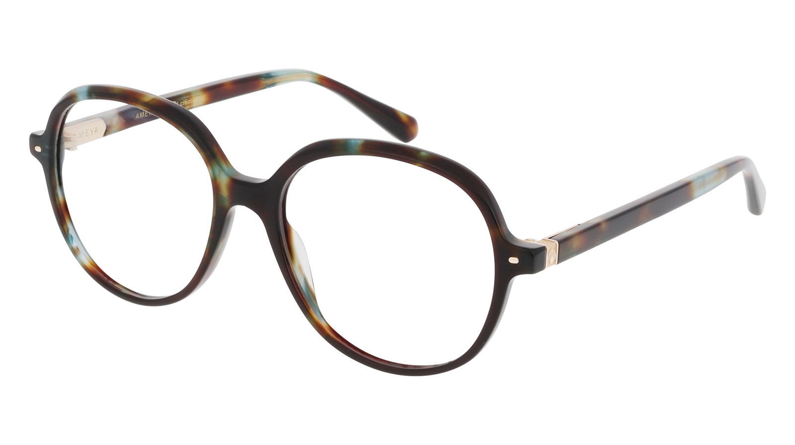 Anaé Ecaille marron et bleu