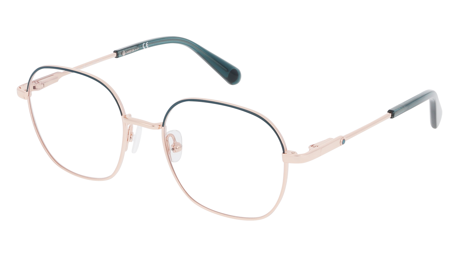 GLITTER02 Or rose et bleu Céladon