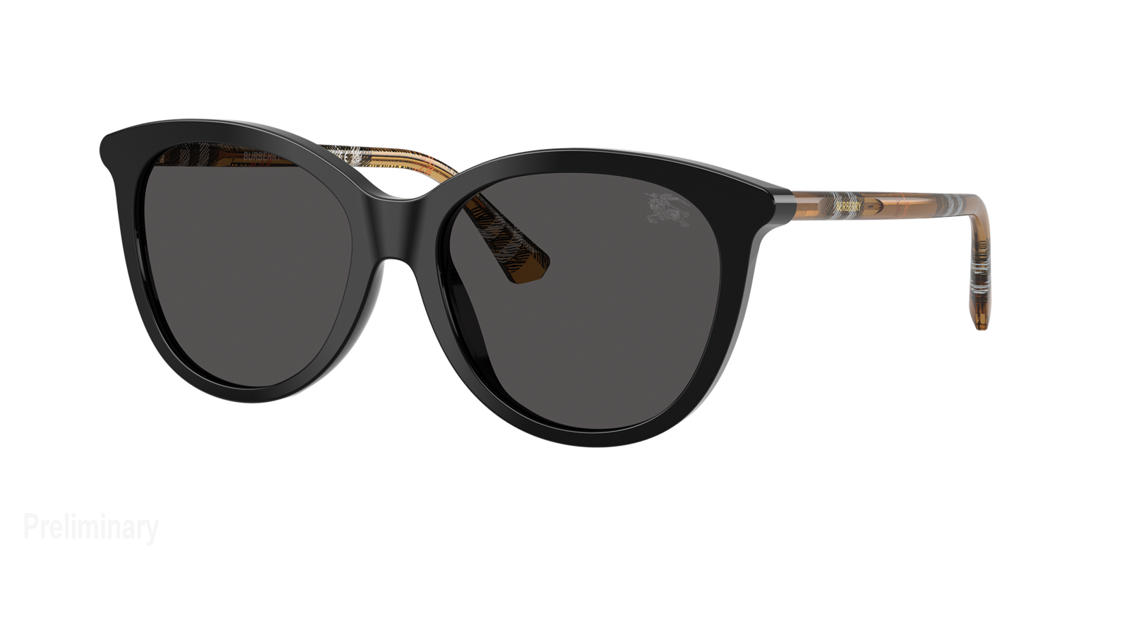 BE4455 Noir verres Gris foncé