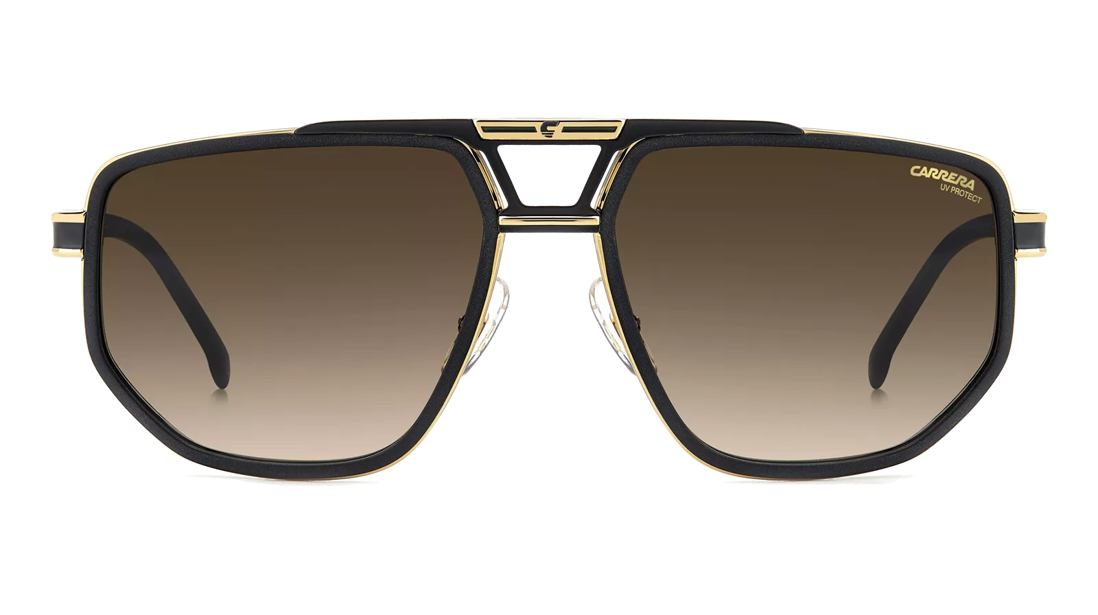 CARRERA1072/S Noir et Or verres Brun dégradé