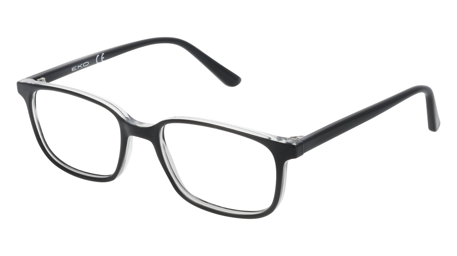 EKA49L Noir sur Cristal