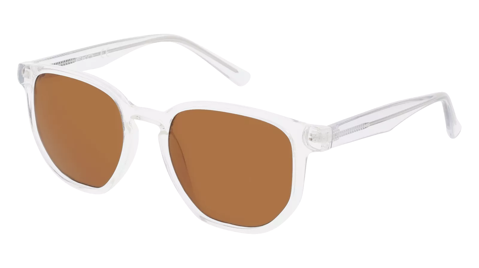 EKSA21M Transparent Cristal verres Brun