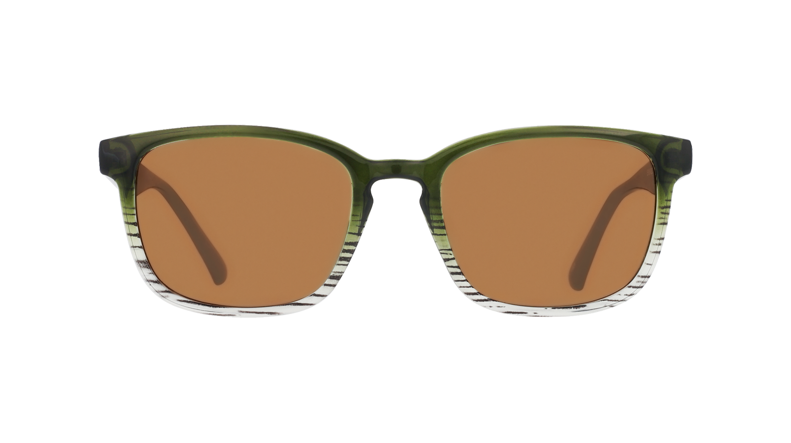 EKSA22L Vert kaki dégradé verres Brun