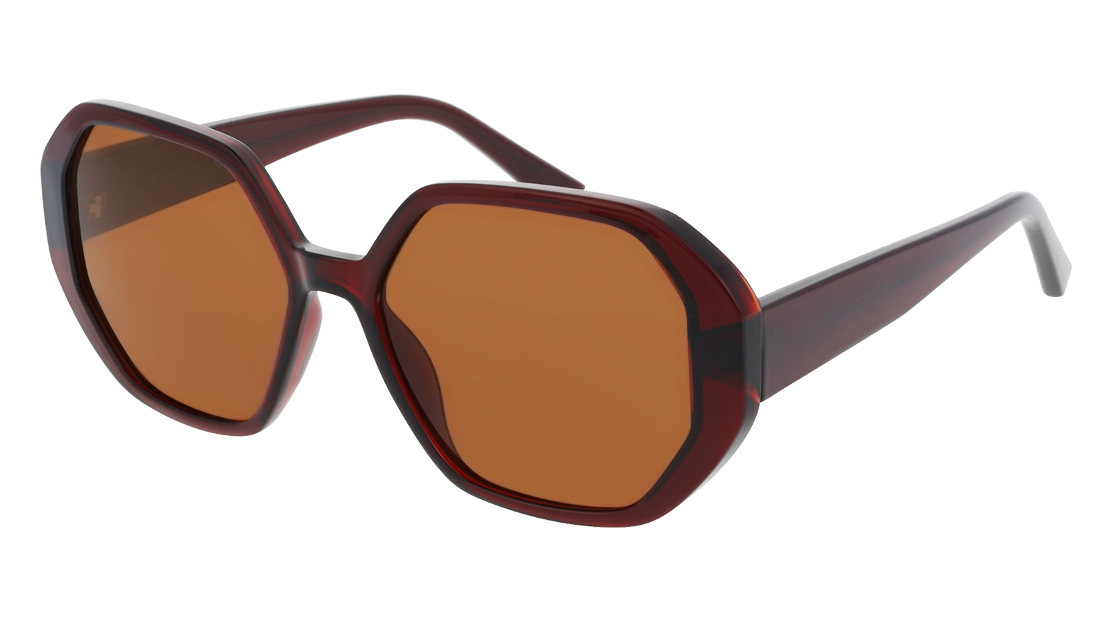 EKSA27L Marron foncé Cristal verres Brun