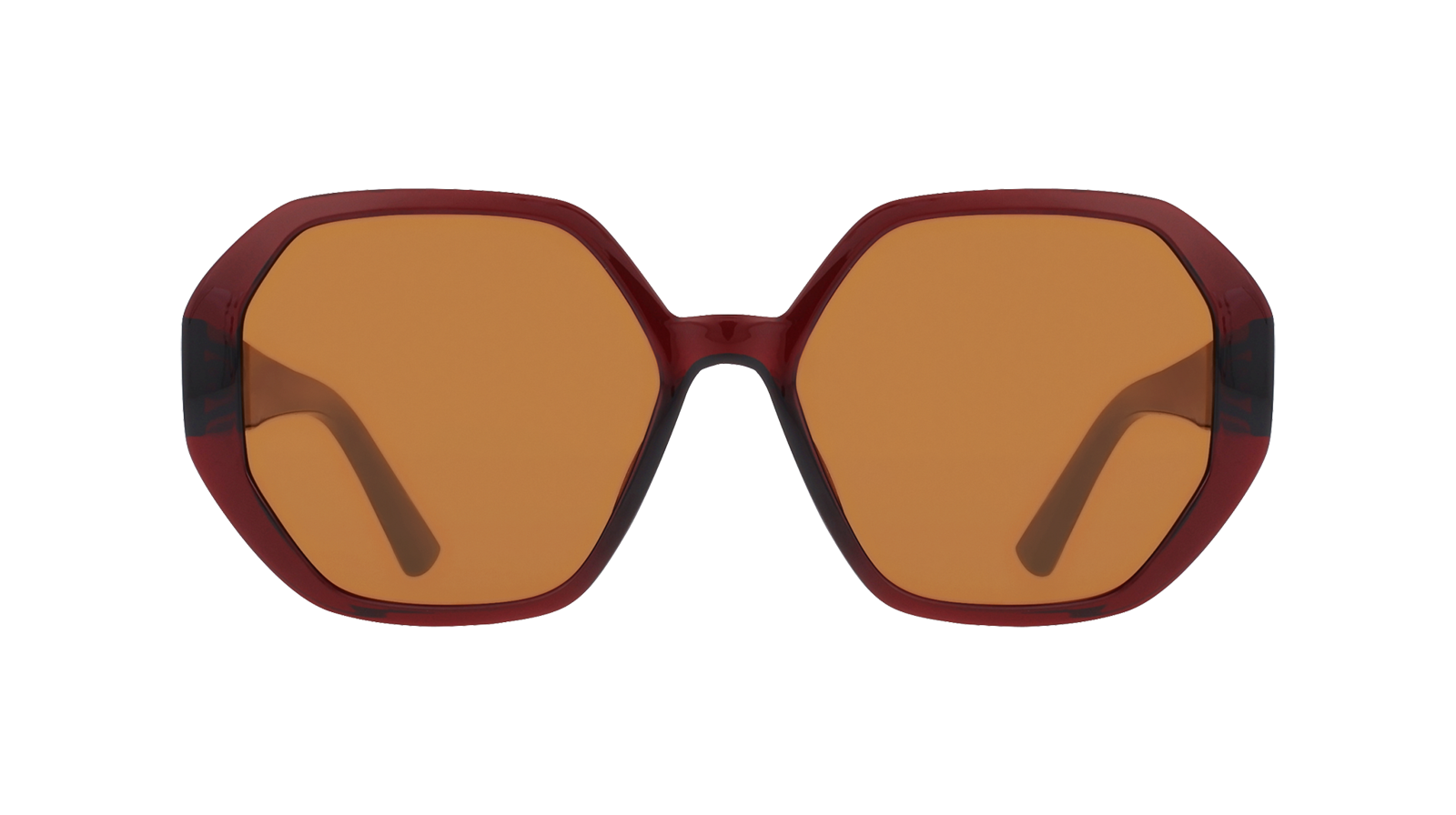 EKSA27L Marron foncé Cristal verres Brun