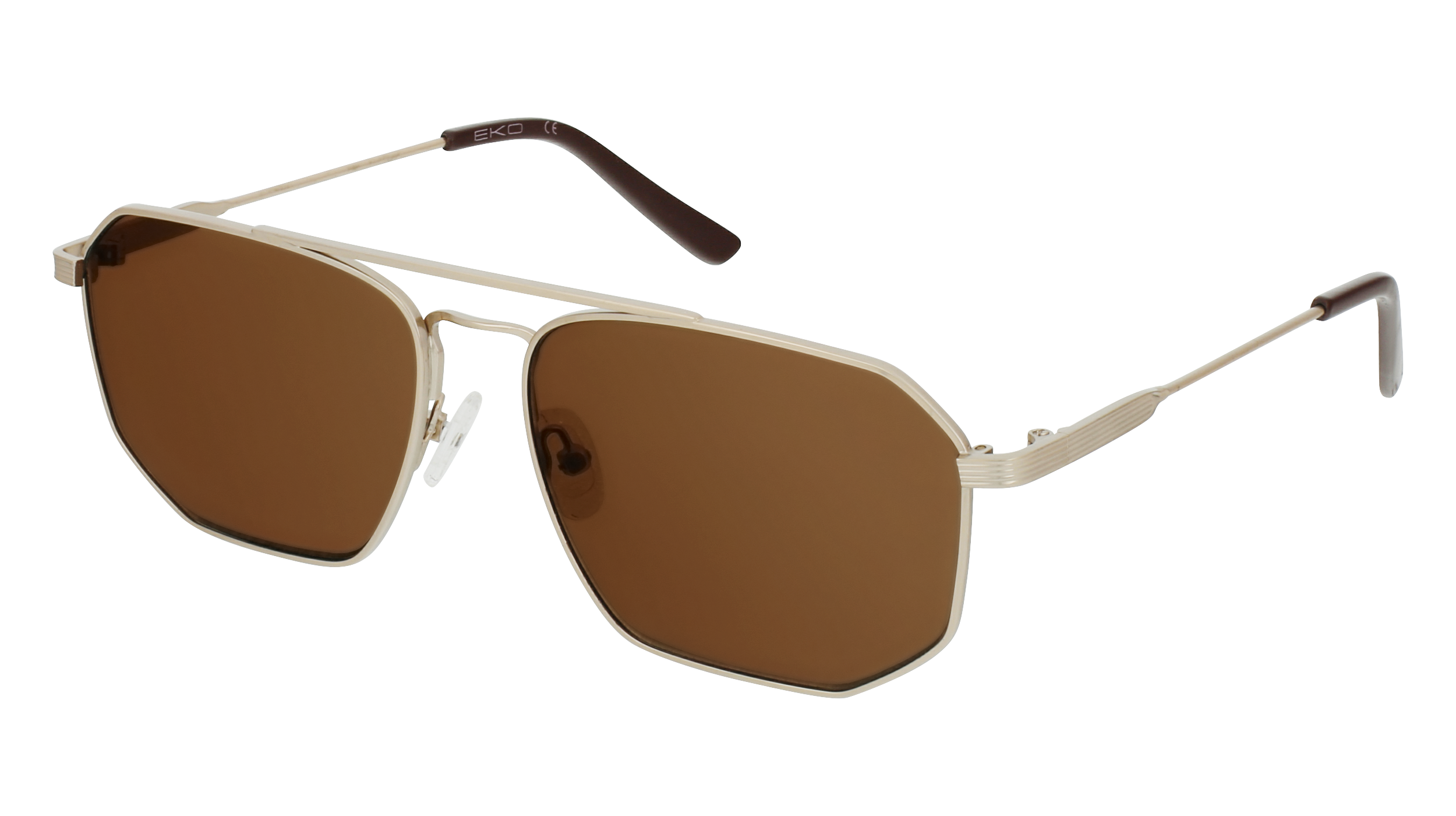EKSRL29 Doré Satiné verres Brun