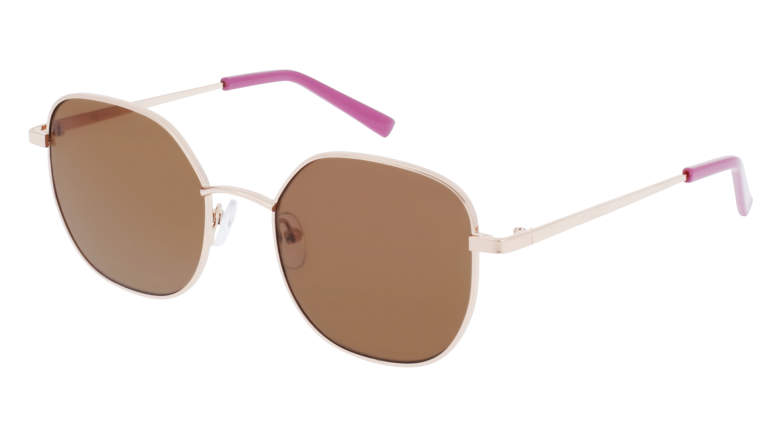 EKST05M Or Rose verres Brun