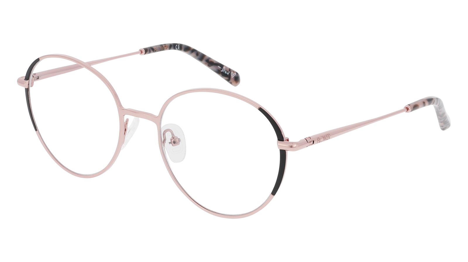 Abélia Noir et or rose