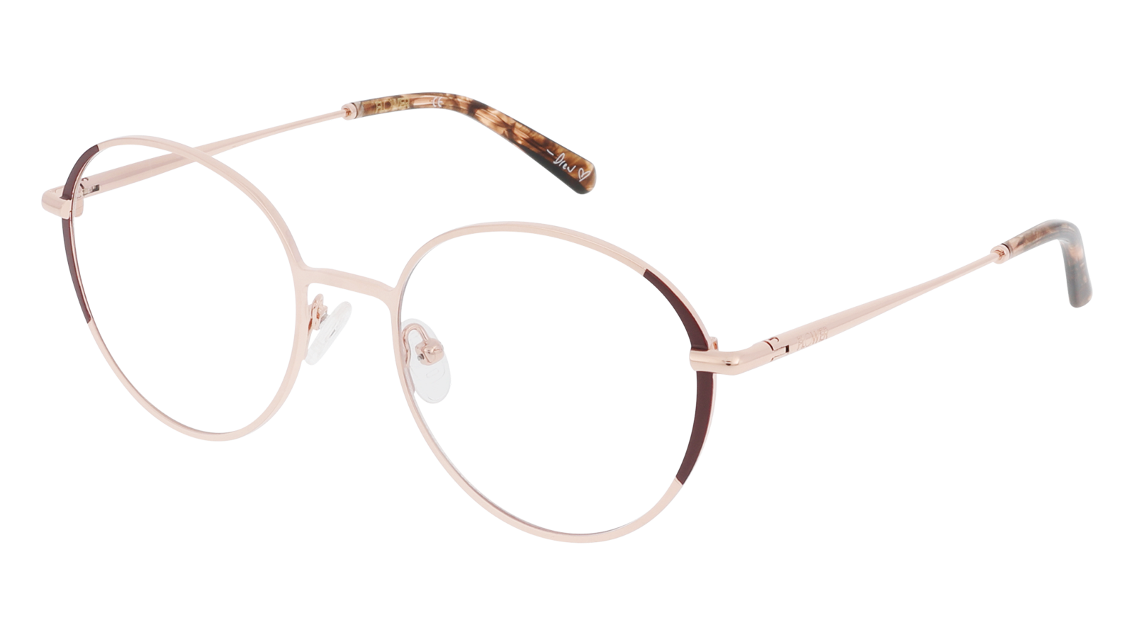 Abélia Brun et or rose