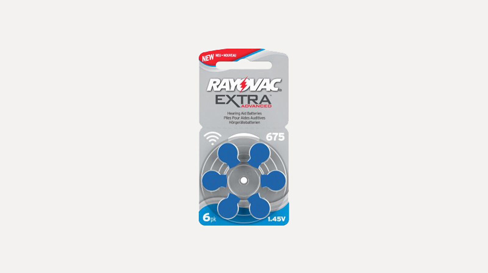 RAYOVAC:Pack 6 Piles Audio 675