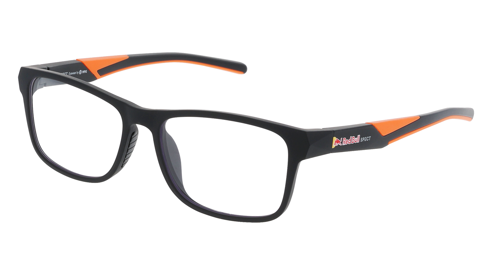 REDP121M Noir mat et orange