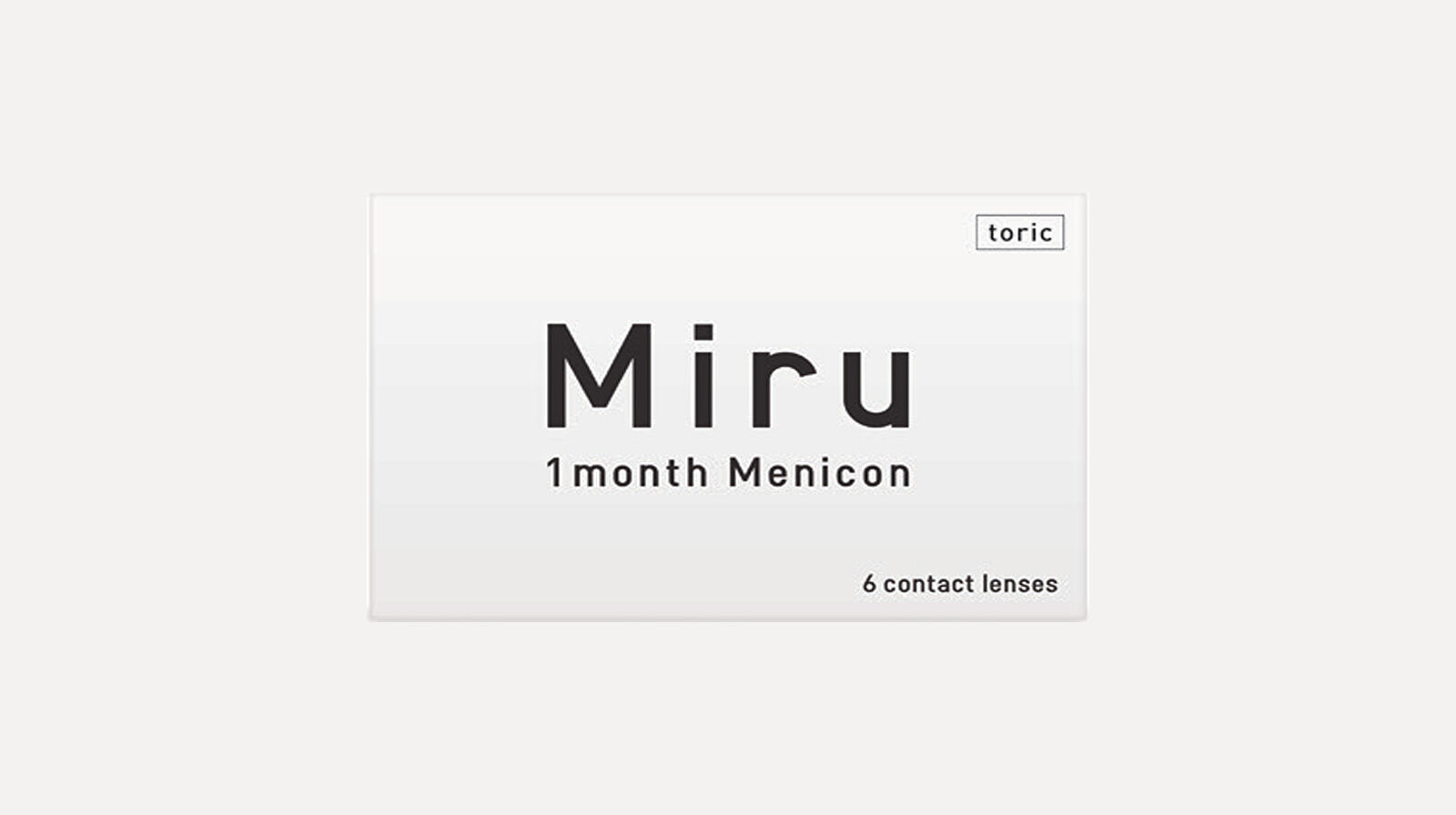 MIRU 1-MONTH TORIC X 6