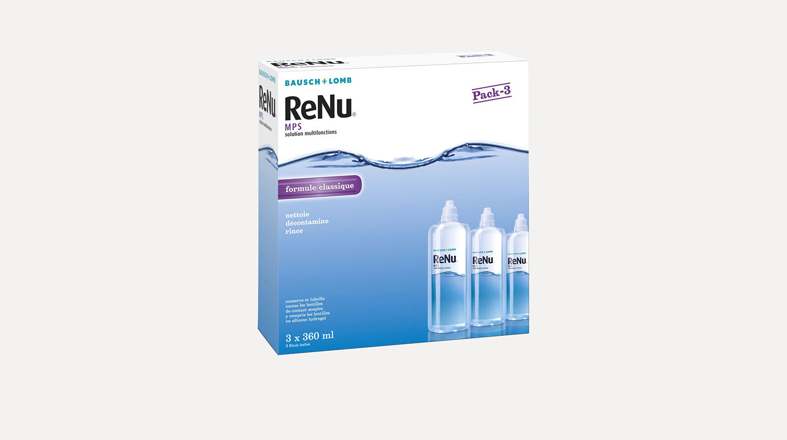 RENU MPS PACK 3 X 360 ML