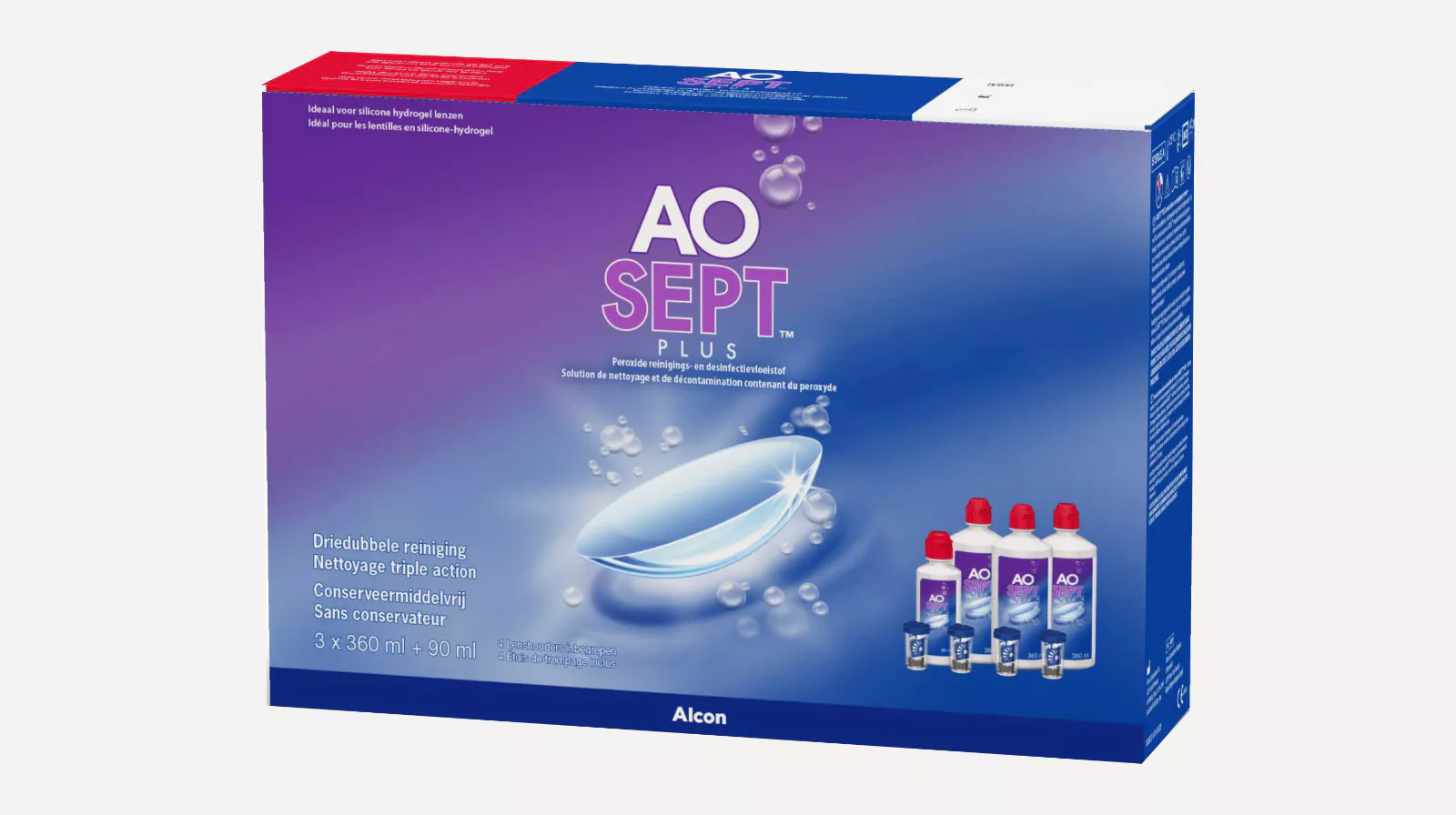 AOSEPT PLUS 3 X 360 ML