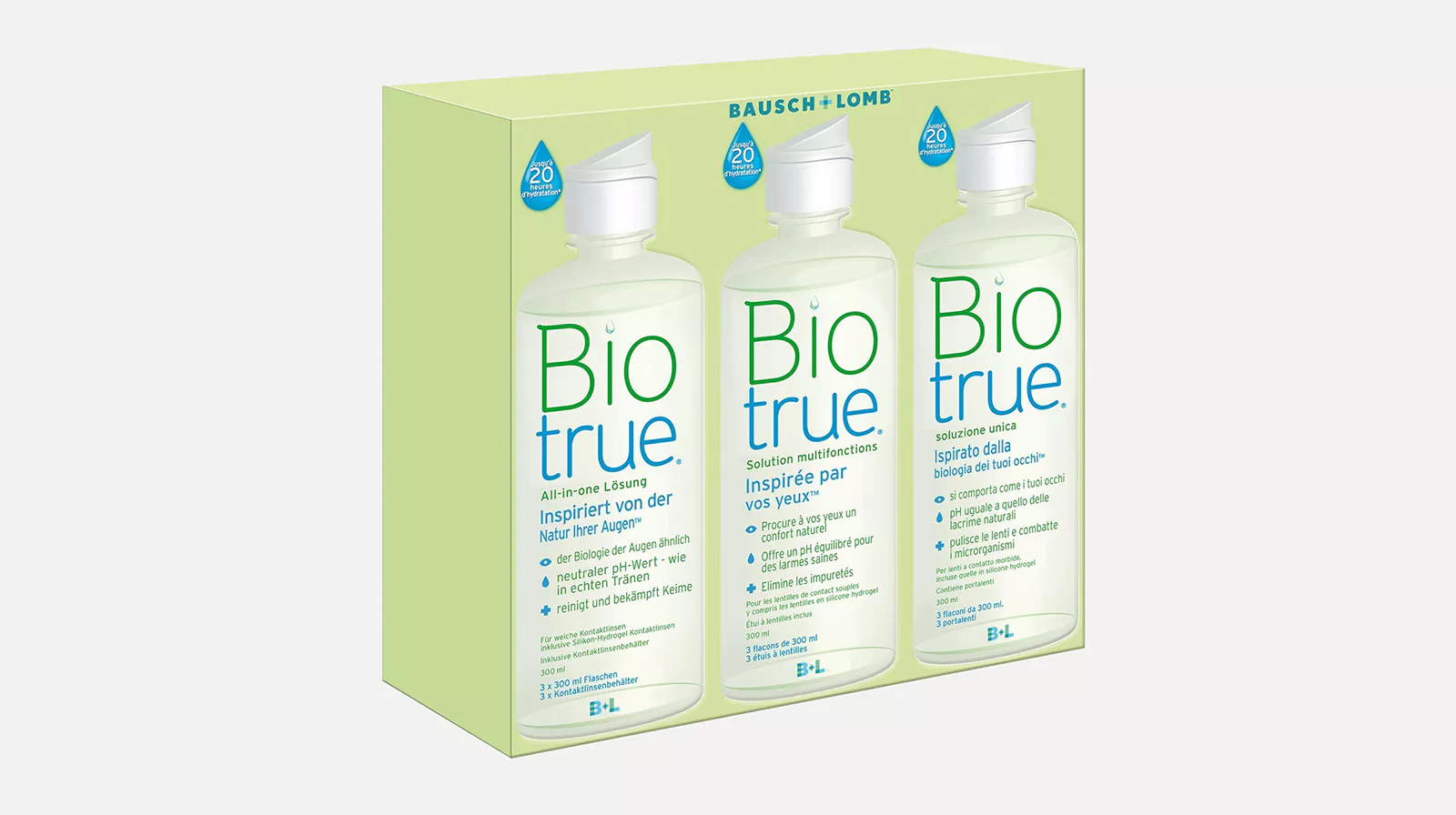 BIOTRUE PACK 3 X 300 ML