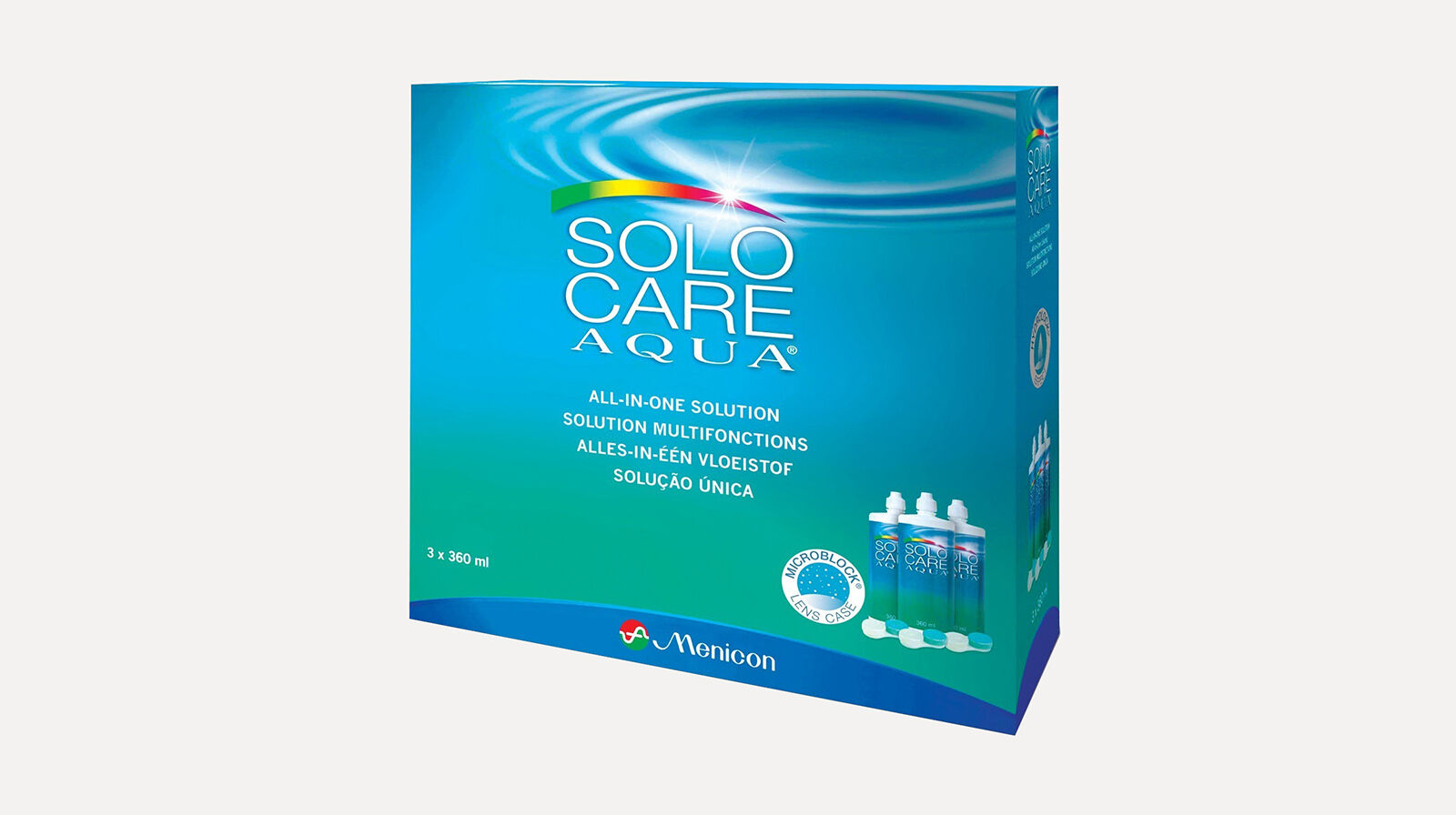 SOLOCARE AQUA 3 X 360 ML