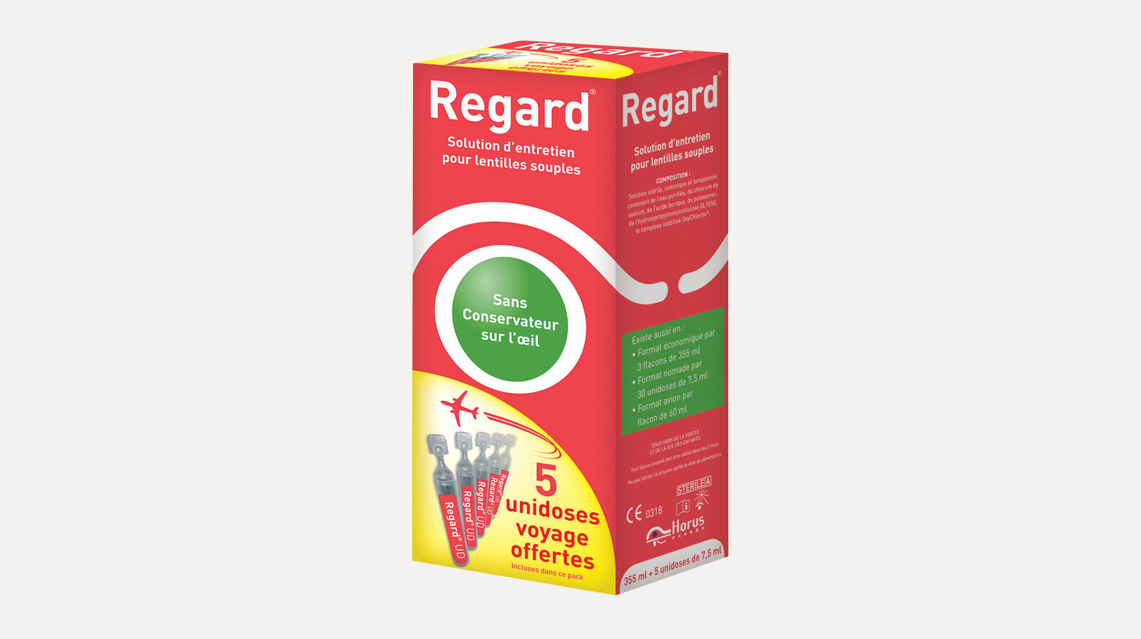 REGARD 355 ML  PLUS 5 UNIDOSES