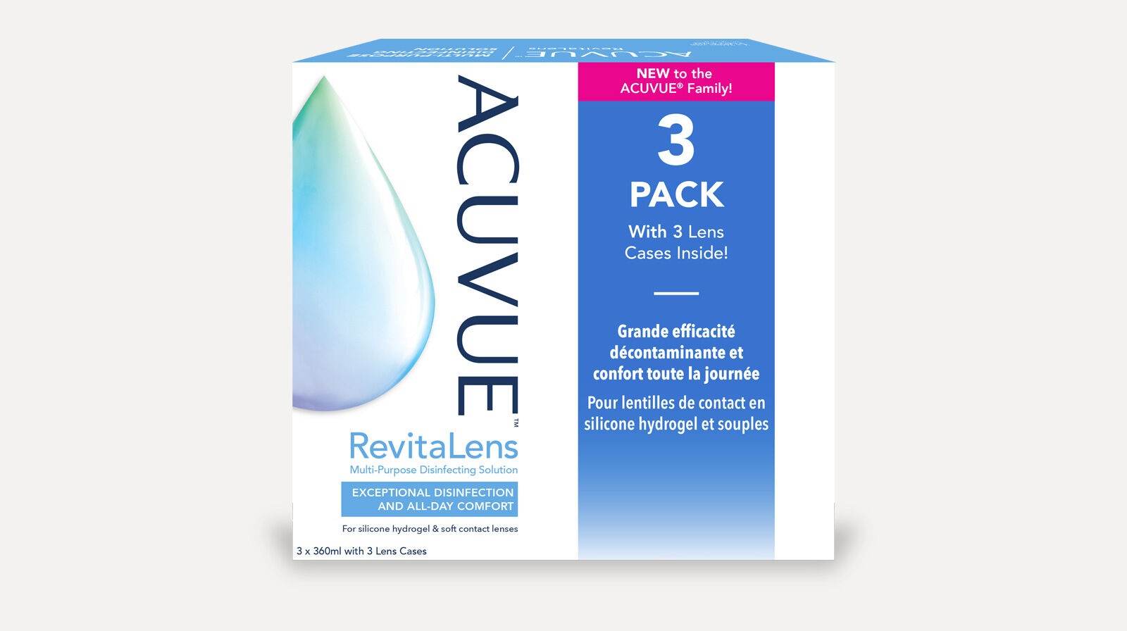 ACUVUE REVITALENS 3 X 360ML