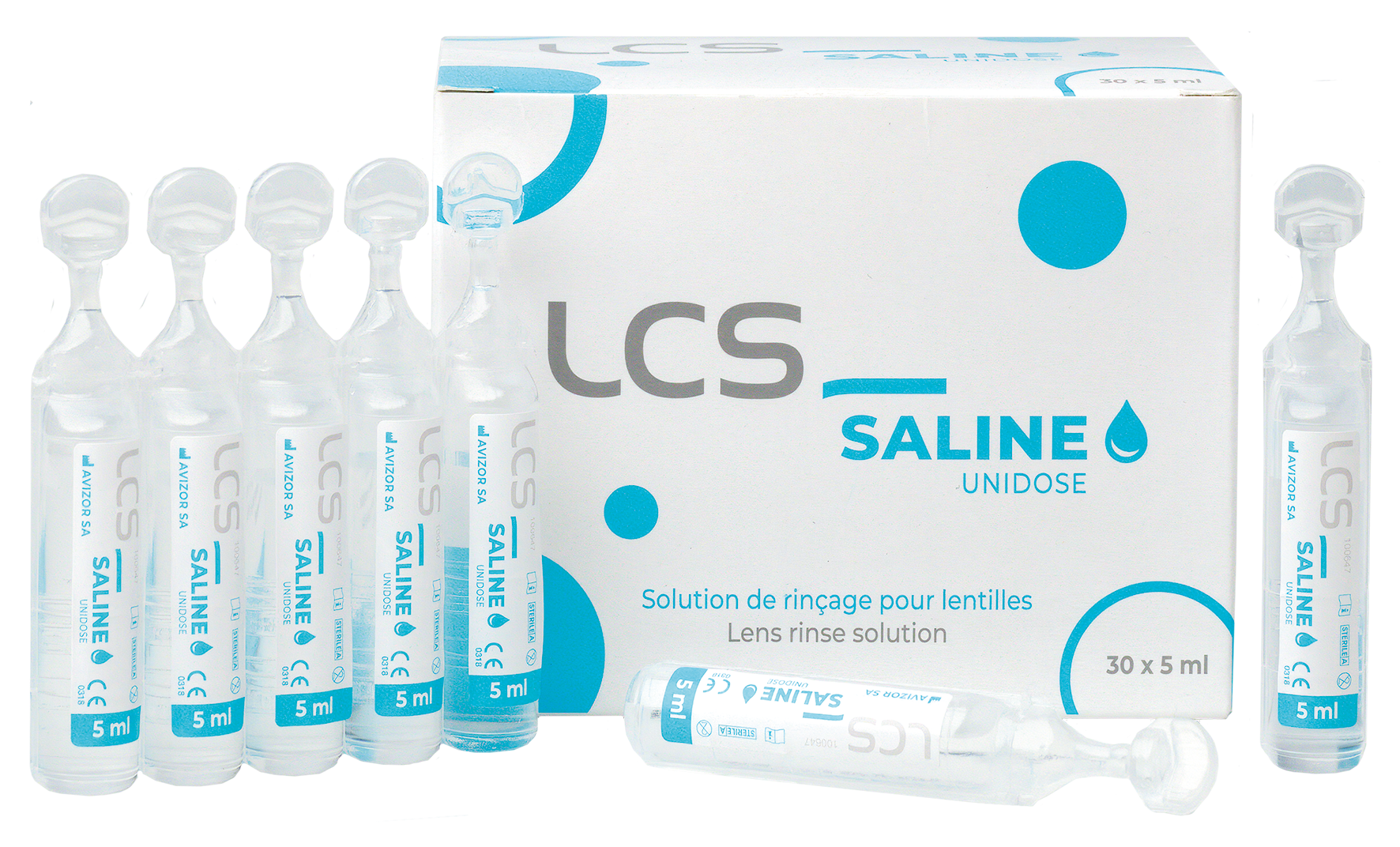 LCS SALINE 30 UNIDOSES 5ML 