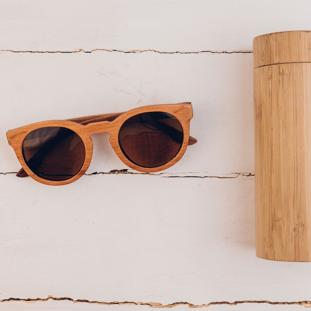 Lunettes de vue en bois pour homme