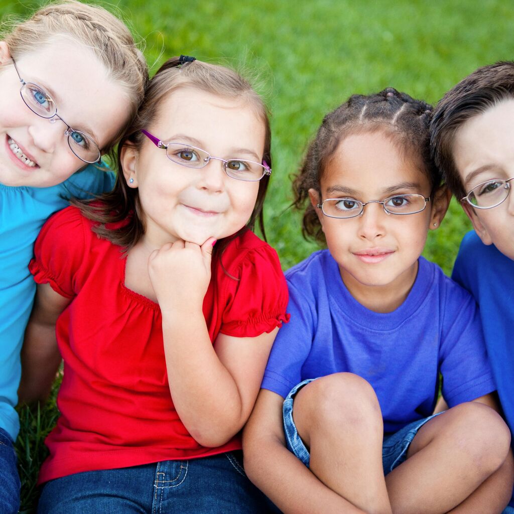 La vue des enfants par âge